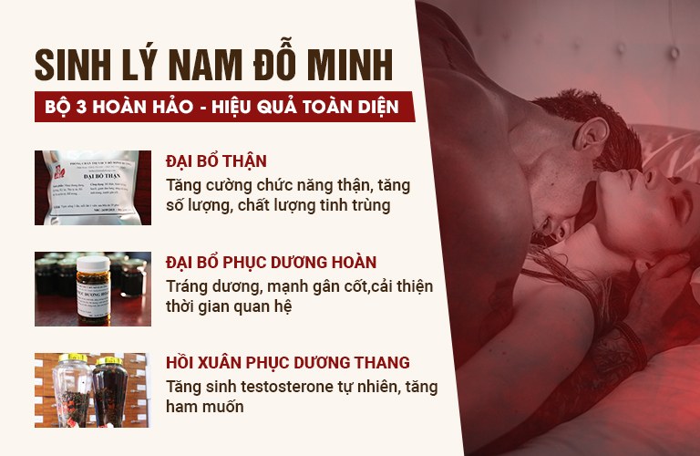 Công dụng từng bài thuốc nhỏ trong Sinh lý nam Đỗ Minh