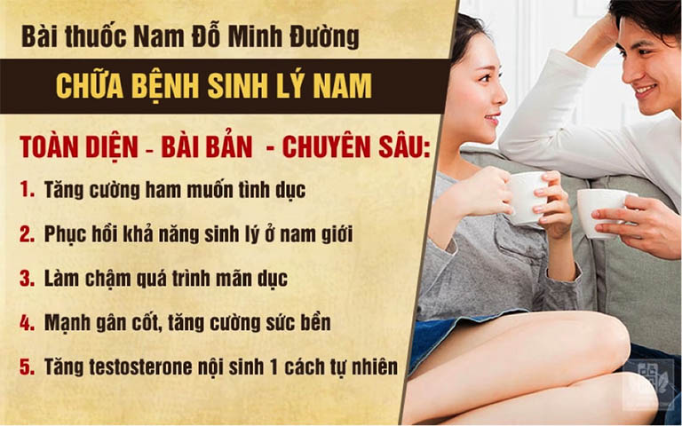 Tăng cường sinh lý an toàn nhờ Sinh Lý Nam Đỗ Minh