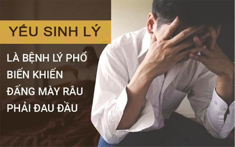 Yếu sinh lý ngày càng phổ biến ở nam giới