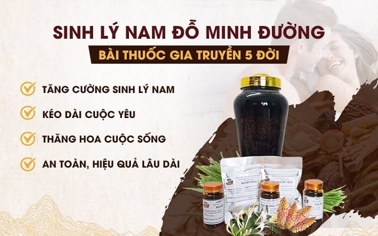 Sinh Lý Nam Đỗ Minh hiệu quả an toàn, phù hợp với nhiều đối tượng