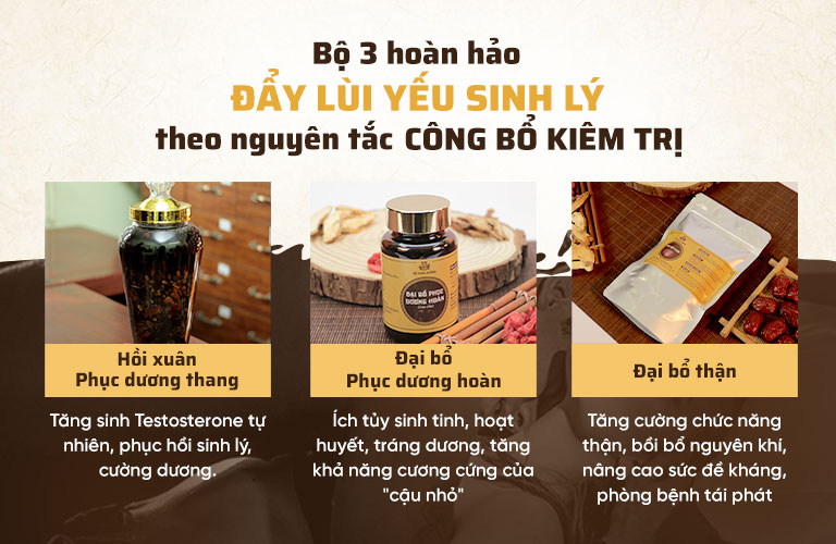 Tác dụng bài thuốc Sinh Lý Nam Đỗ Minh