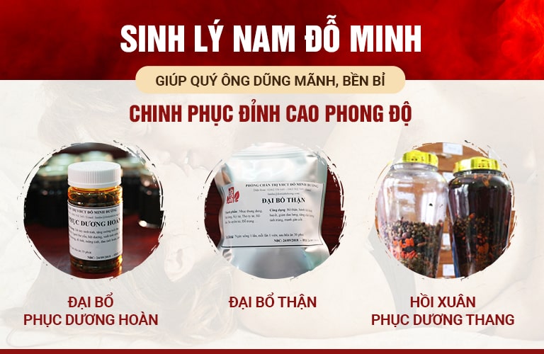 Sinh Lý Nam Đỗ Minh đẩy lùi rối loạn cương dương hiệu quả