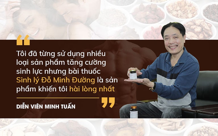 Diễn viên Minh Tuấn chia sẻ hiệu quả của bài thuốc