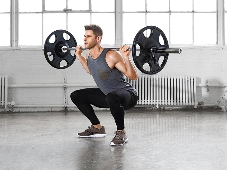 Cách chữa xuất tinh sớm từ bài tập nâng tạ squat