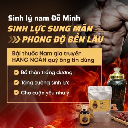 Bài thuốc Sinh Lý Nam Đỗ Minh